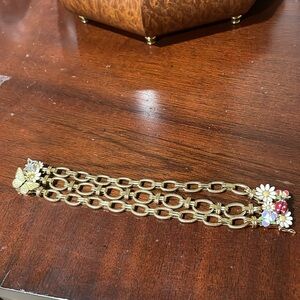 Juicy Couture bracelet with flowers accent